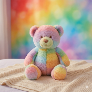 Rainbow Plush Bear