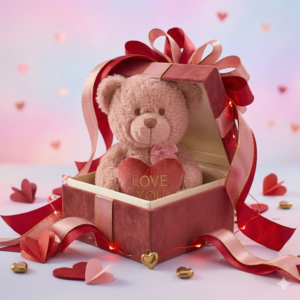 Romantic Gift Teddy Box