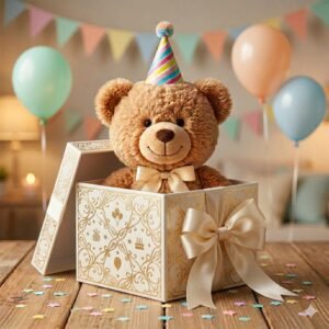 Birthday Gift Box Teddy